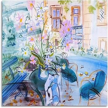 ラウル・デュフィ、レガッタ、希少画集画、新品額装付 Amazon.co.jp: ラウル・デュフィのポスターと版画 抽象《花